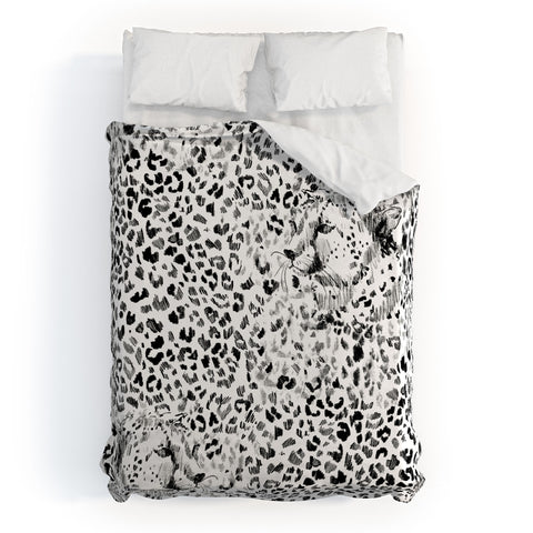 Pattern State Cheetah Sketch Duvet Cover