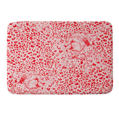 Pattern State Cheetah Sketch Glow Memory Foam Bath Mat