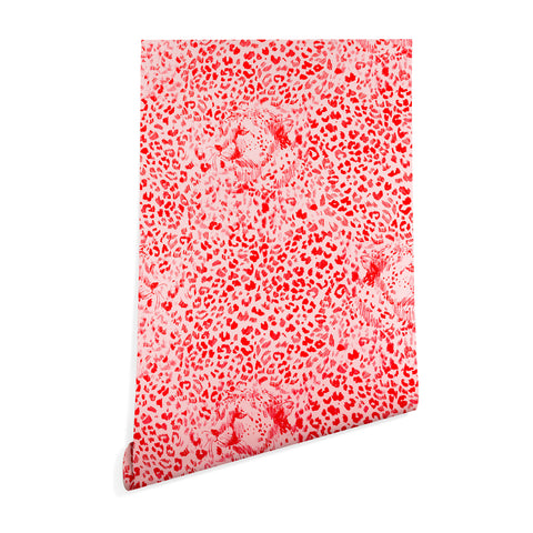 Pattern State Cheetah Sketch Glow Wallpaper