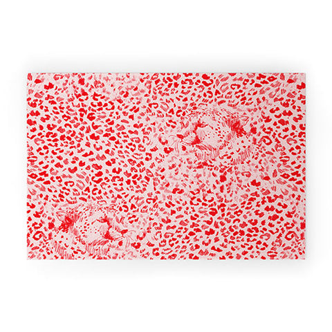 Pattern State Cheetah Sketch Glow Welcome Mat