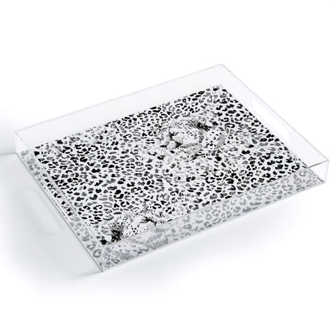 Pattern State Cheetah Sketch Acrylic Tray