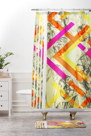 Pattern State Chevy Rose Shower Curtain And Mat