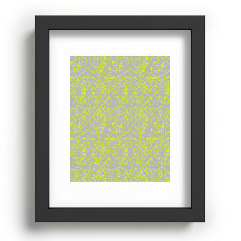 Pattern State Deer Damask Pop Recessed Framing Rectangle