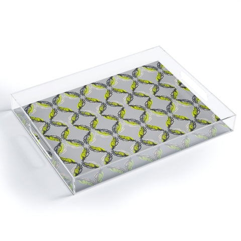 Pattern State Feather Pop Acrylic Tray