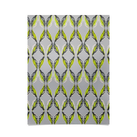 Pattern State Feather Pop Poster