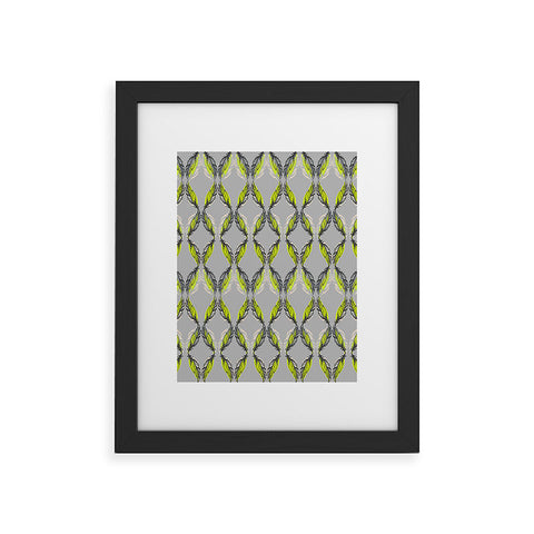 Pattern State Feather Pop Framed Art Print
