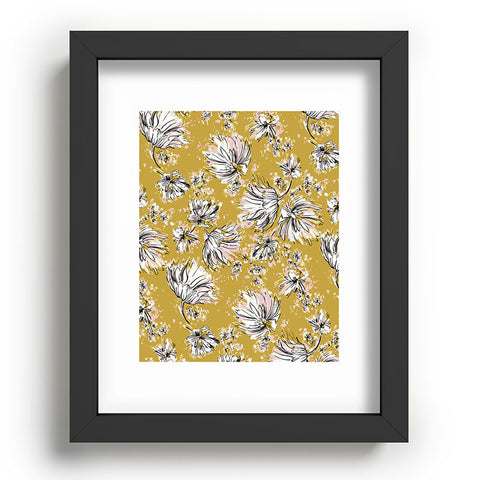 Pattern State Floral Meadow Recessed Framing Rectangle