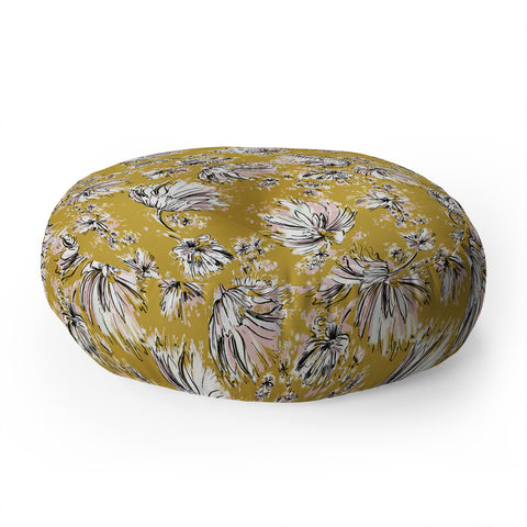 Pattern State Floral Meadow Floor Pillow Round