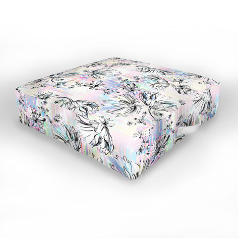 Pattern State Floral Meadow Magic Outdoor Floor Cushion