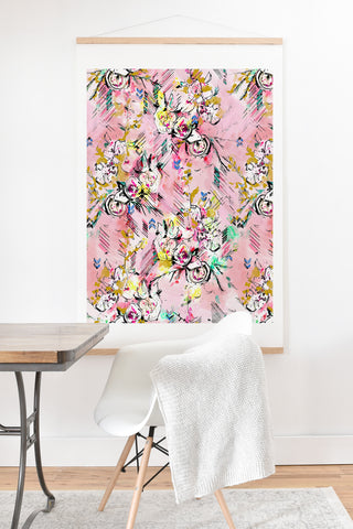 Pattern State Floral Painter Art Print And Hanger