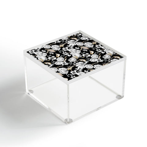 Pattern State Floral Sketch Midnight Acrylic Box