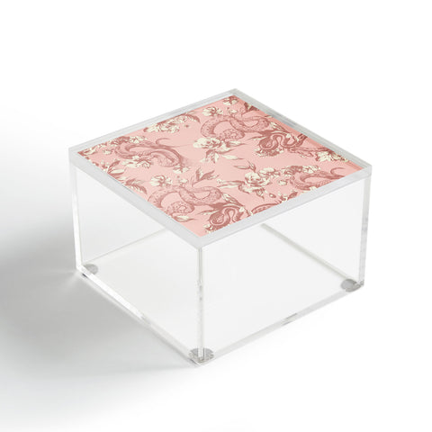 Pattern State Floral Snake Blush Acrylic Box