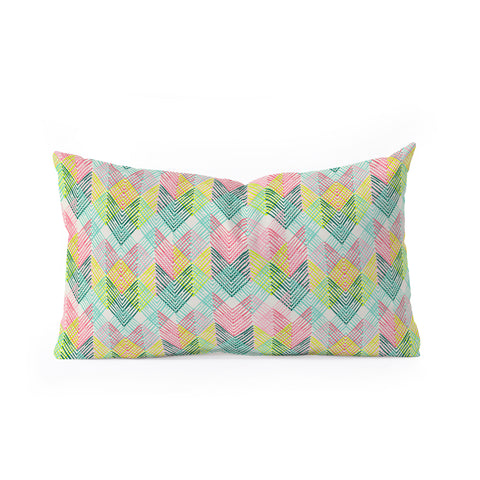 Pattern State Hatch Desert Oblong Throw Pillow
