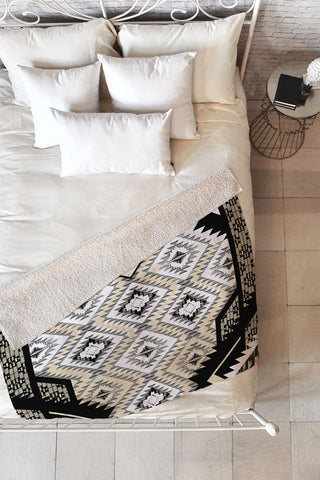 Pattern State Maker Tribe Fleece Throw Blanket