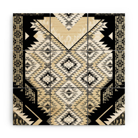 Pattern State Maker Tribe Wood Wall Mural