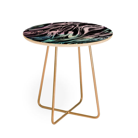 Pattern State Marble Magic Round Side Table