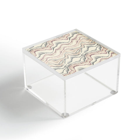 Pattern State Marble Sketch Acrylic Box