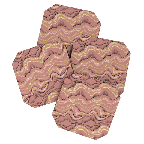 Pattern State Marble Sketch Sedona Coaster Set