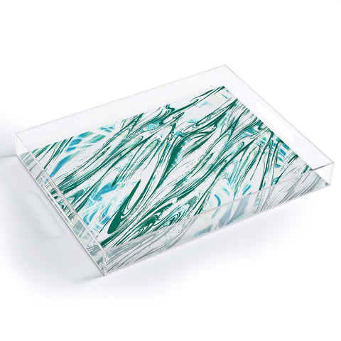 Pattern State Marble Wave Acrylic Tray