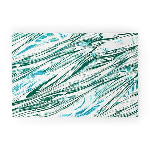 Pattern State Marble Wave Welcome Mat