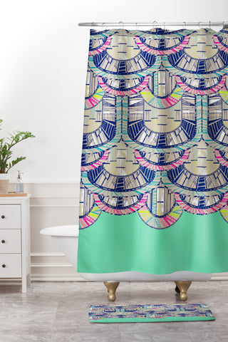 Pattern State Marfa Light Shower Curtain And Mat