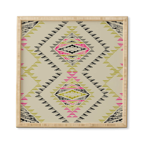 Pattern State Marker South Framed Wall Art