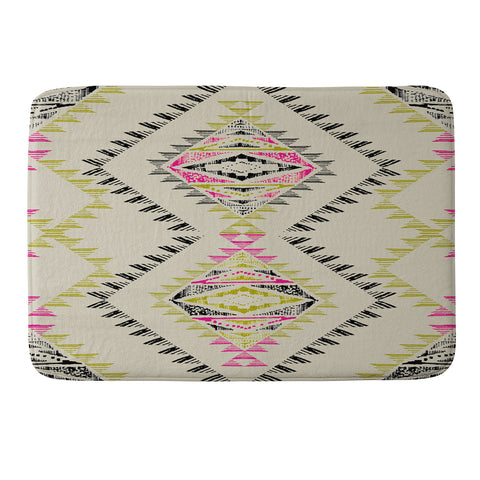 Pattern State Marker South Memory Foam Bath Mat