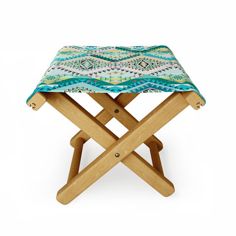 Pattern State Marker Southern Moon Folding Stool
