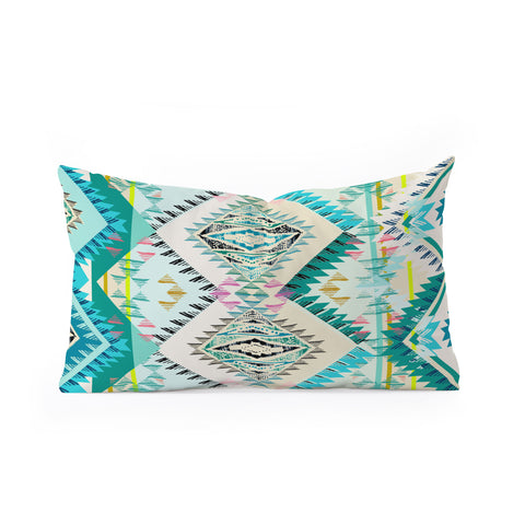 Pattern State Marker Southern Moon Oblong Throw Pillow
