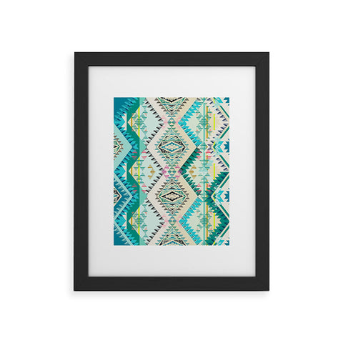 Pattern State Marker Southern Moon Framed Art Print