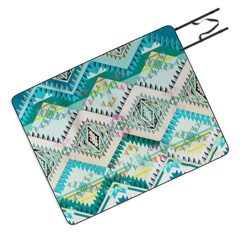Pattern State Marker Southern Moon Picnic Blanket