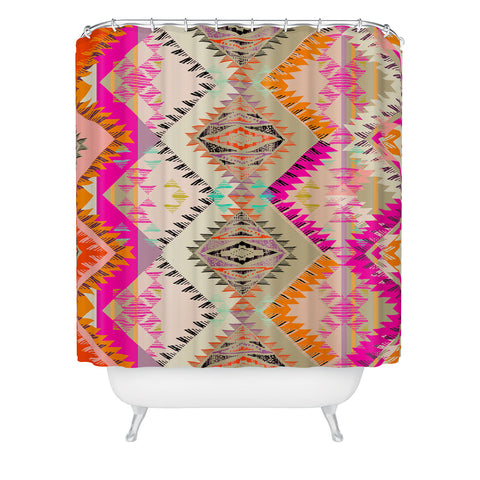 Pattern State Marker Southern Sun Shower Curtain