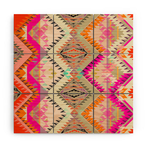 Pattern State Marker Southern Sun Wood Wall Mural