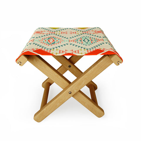 Pattern State Marker Southwest Folding Stool