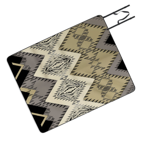 Pattern State Marker Southwest Night Picnic Blanket