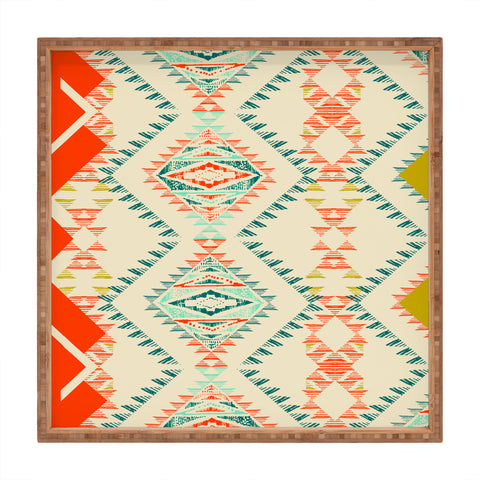 Pattern State Marker Southwest Square Tray