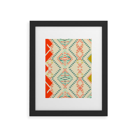 Pattern State Marker Southwest Framed Art Print
