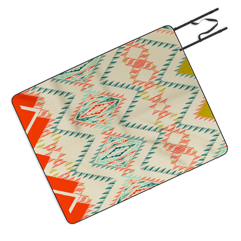 Pattern State Marker Southwest Picnic Blanket