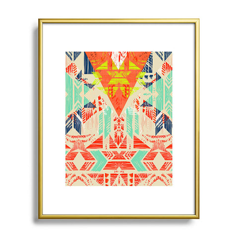 Pattern State Nomad Dawn Metal Framed Art Print