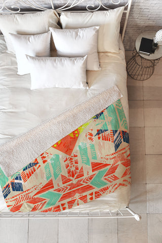 Pattern State Nomad Dawn Fleece Throw Blanket