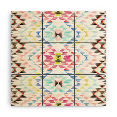 Pattern State Nomad Glow Wood Wall Mural