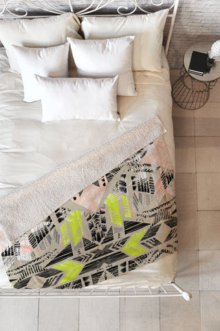 Pattern State Nomad Morning Fleece Throw Blanket