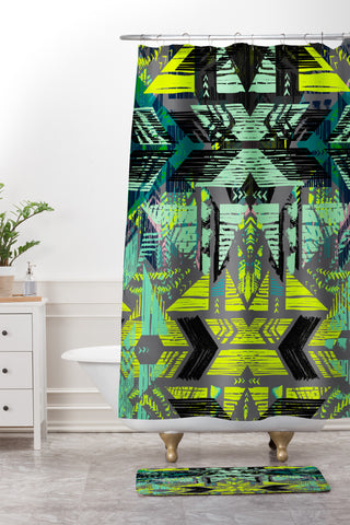 Pattern State Nomad Night Shower Curtain And Mat