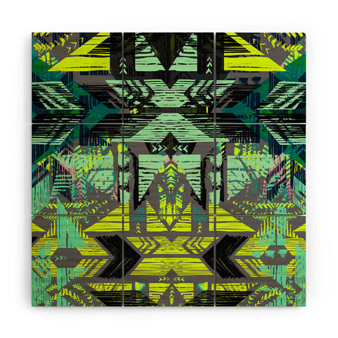 Pattern State Nomad Night Wood Wall Mural