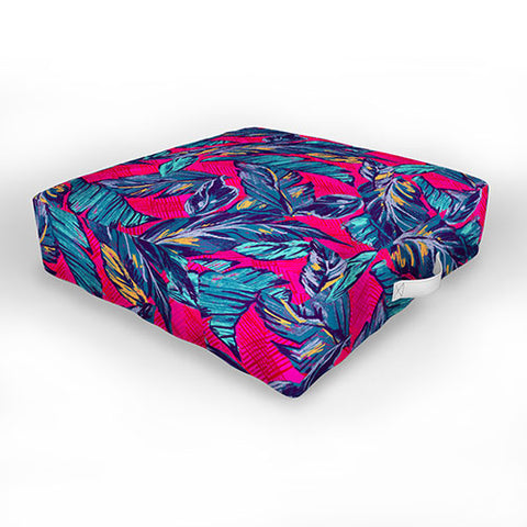 Pattern State Palm Sketch Glow Outdoor Floor Cushion