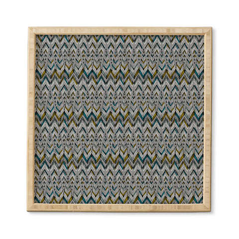 Pattern State Pyramid Line North Framed Wall Art