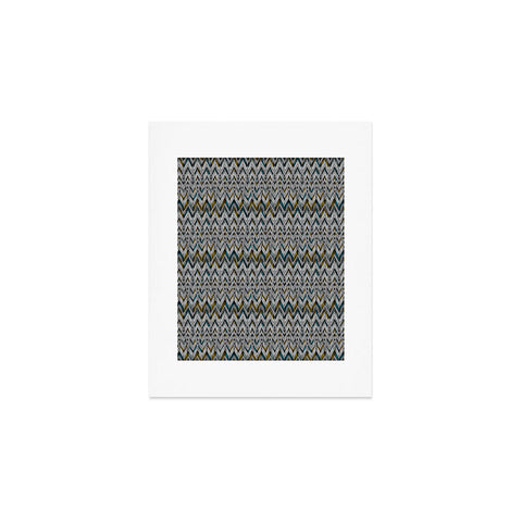 Pattern State Pyramid Line North Art Print