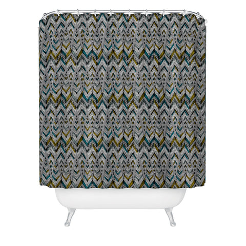 Pattern State Pyramid Line North Shower Curtain