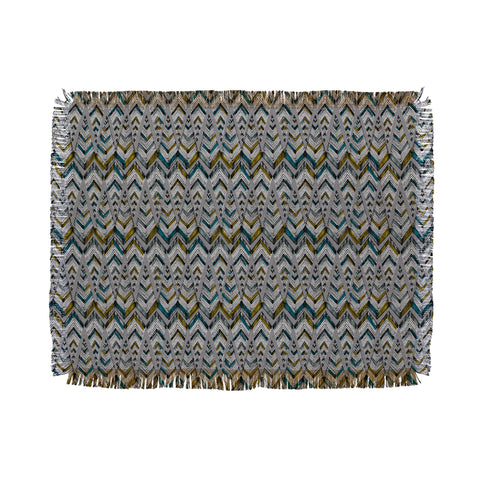 Pattern State Pyramid Line North Throw Blanket
