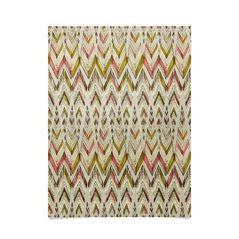 Pattern State Pyramid Line West Poster